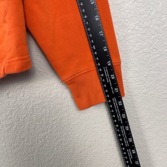 Tory Sport French Terry Chevron Hoodie Sweatshirt Orange Size Small Active - Picture 13 of 13